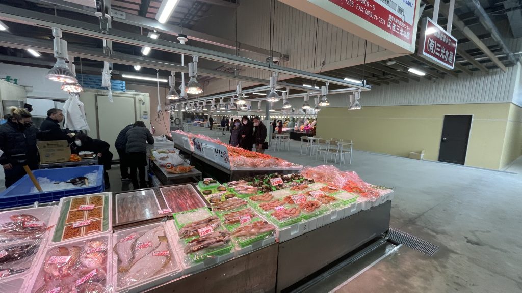 境港水産物直売センターの営業について 境港観光ガイド さかいみなと と